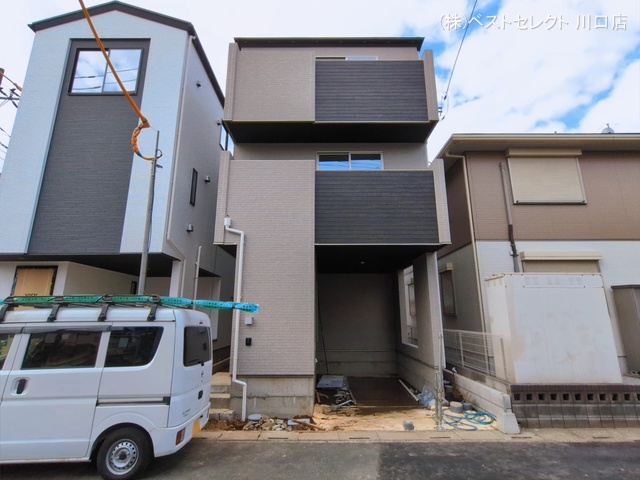 埼玉県川口市芝塚原１丁目の新築戸建て外構写真 2026年3月5日撮影