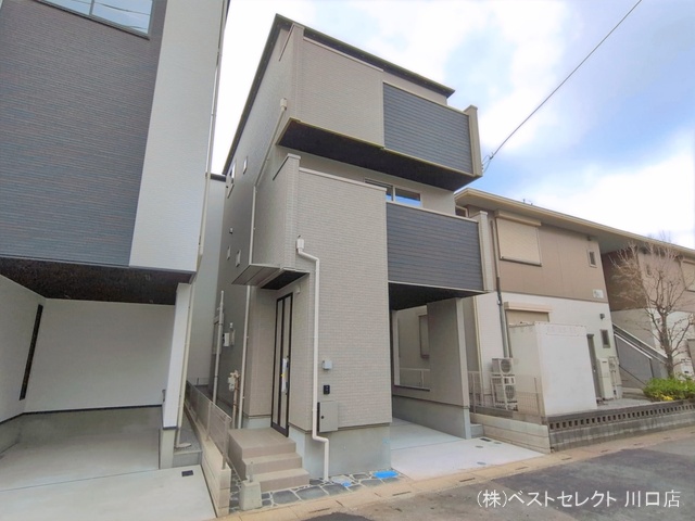埼玉県川口市芝塚原１丁目の新築戸建て完成写真 2026年3月24日撮影