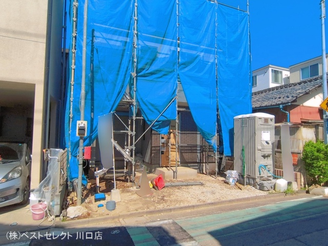 埼玉県戸田市喜沢１丁目の新築戸建てシート写真 2026年4月7日撮影