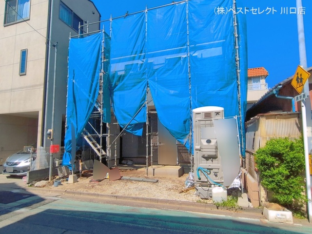 埼玉県戸田市喜沢１丁目の新築戸建てシート写真 2026年4月7日撮影