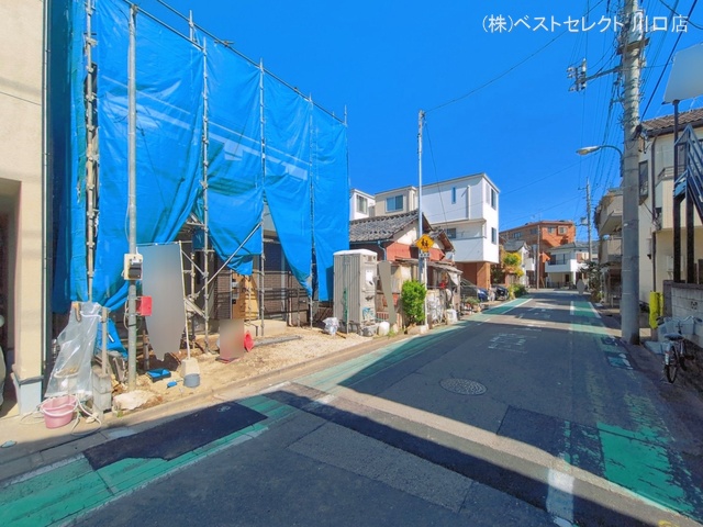 埼玉県戸田市喜沢１丁目の新築戸建てシート写真 2026年4月7日撮影