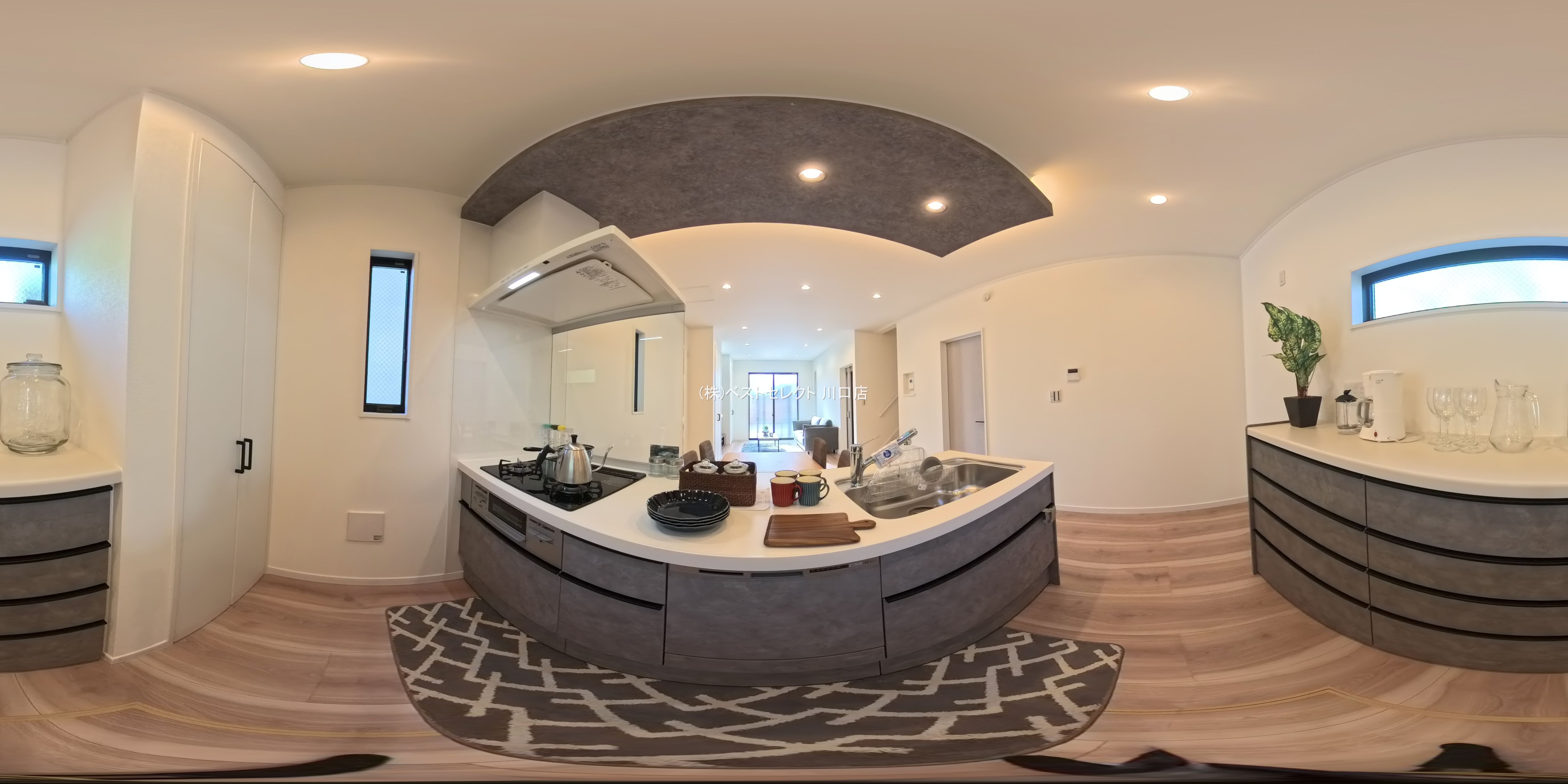 埼玉県川口市芝４丁目の新築戸建てパノラマ（キッチン）写真 2026年1月18日撮影