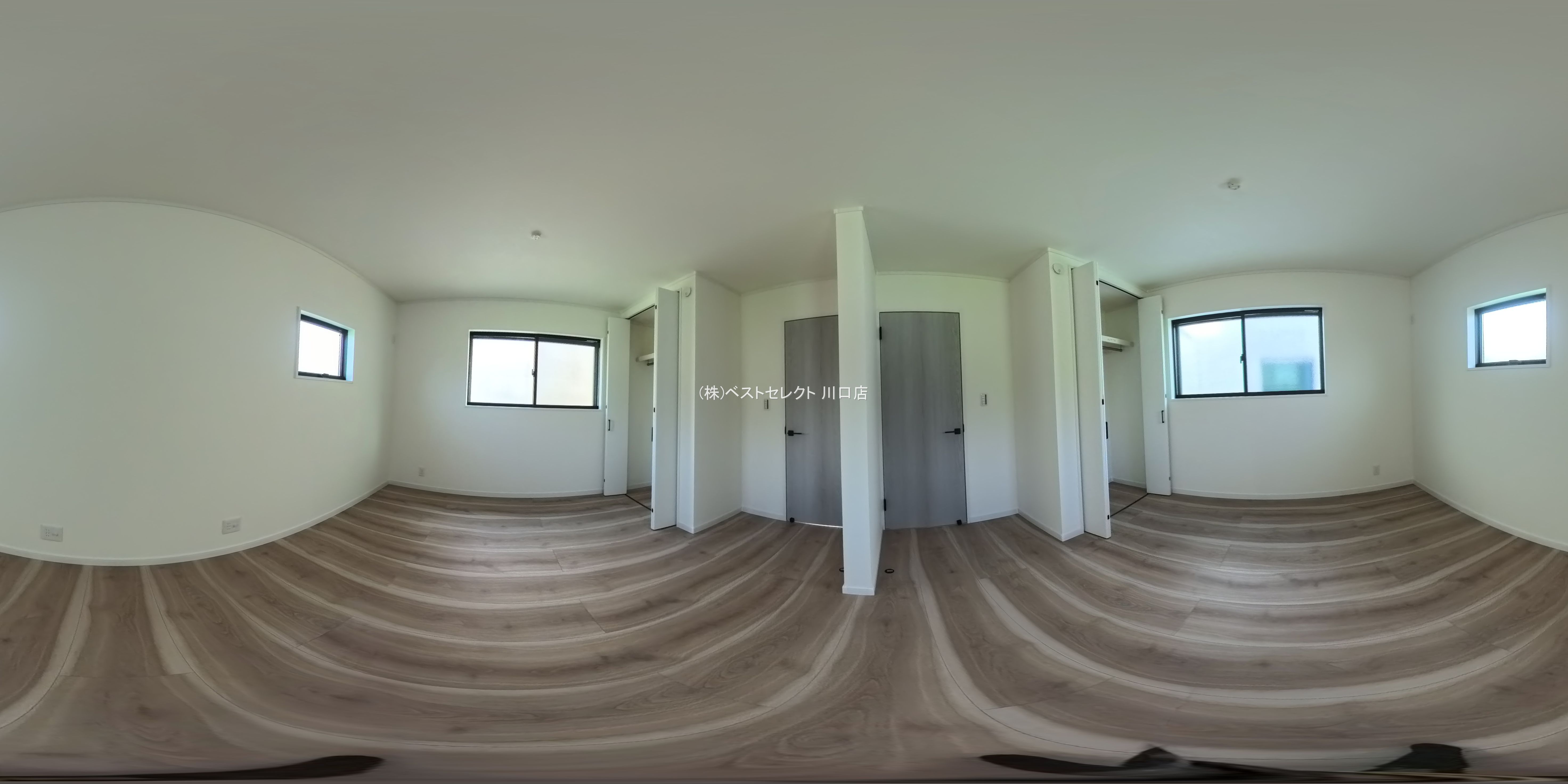 埼玉県川口市芝４丁目の新築戸建てパノラマ（居室メイン）写真 2026年1月18日撮影