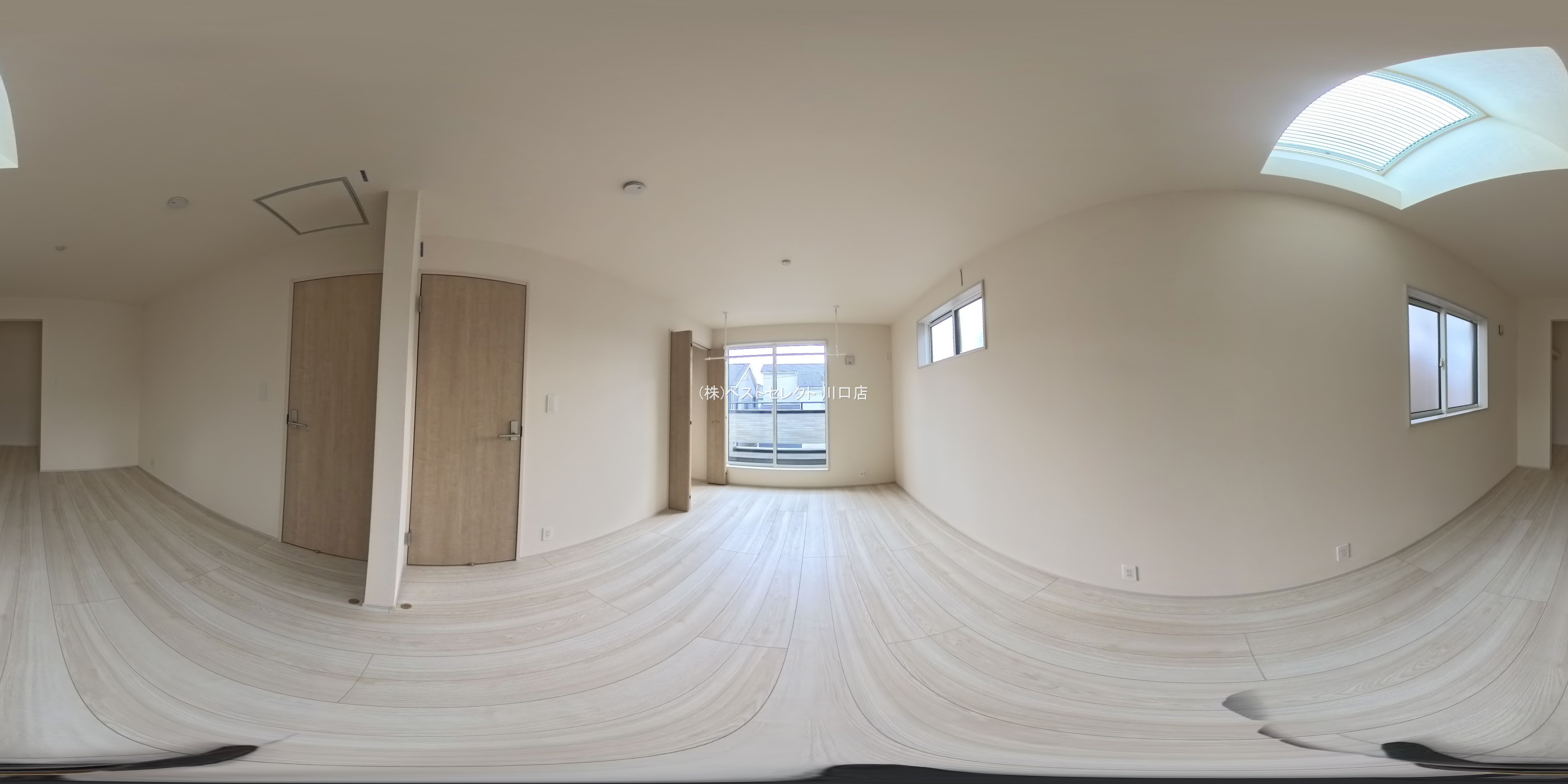 埼玉県川口市大字東本郷の新築戸建てパノラマ（居室メイン）写真 2026年2月11日撮影