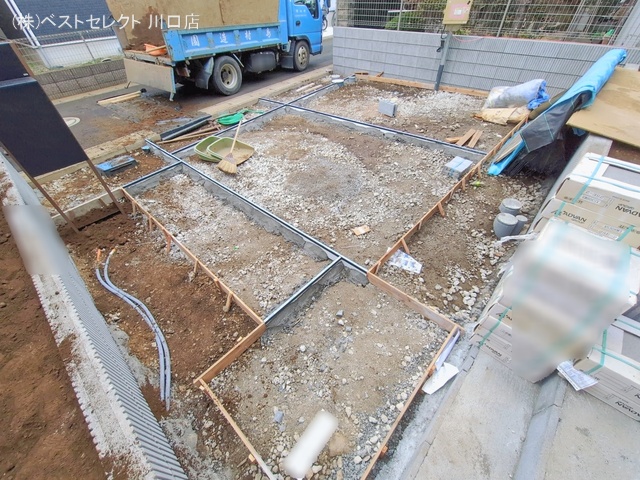 埼玉県川口市大字東本郷の新築戸建て外構写真 2026年1月6日撮影