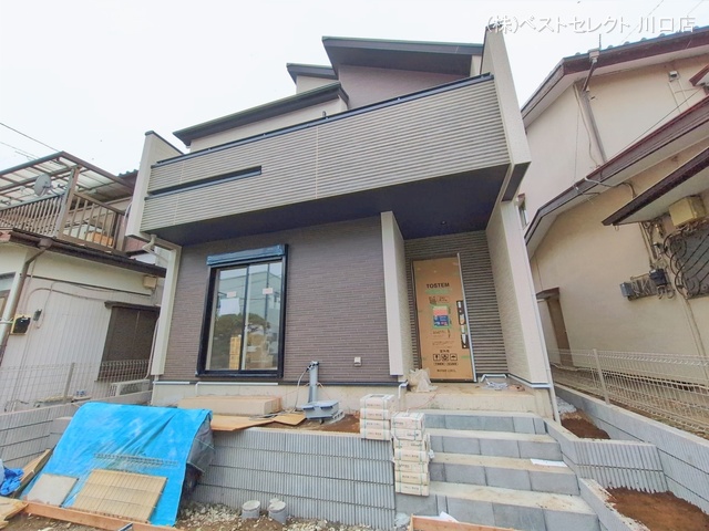 埼玉県川口市大字東本郷の新築戸建て外構写真 2026年1月6日撮影