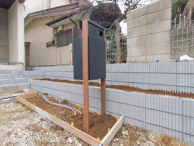 埼玉県川口市大字東本郷の新築戸建て外構写真 2026年1月6日撮影