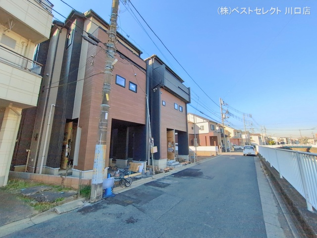 埼玉県川口市上青木西２丁目の新築戸建て外構写真 2026年1月12日撮影