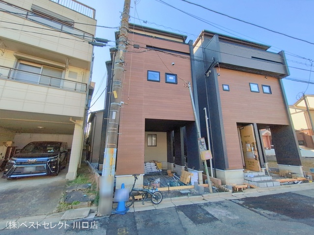 埼玉県川口市上青木西２丁目の新築戸建て外構写真 2026年1月12日撮影