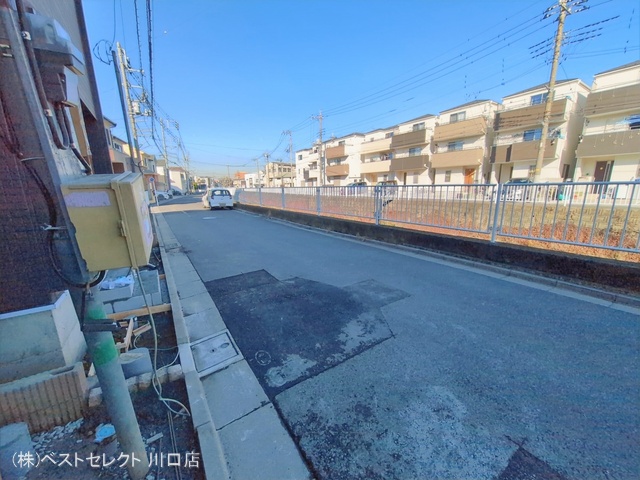 埼玉県川口市上青木西２丁目の新築戸建て外構写真 2026年1月12日撮影