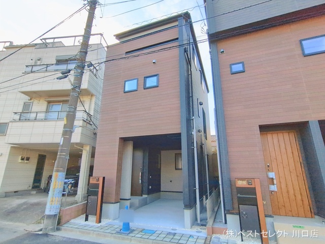 埼玉県川口市上青木西２丁目の新築戸建て完成写真 2026年2月4日撮影