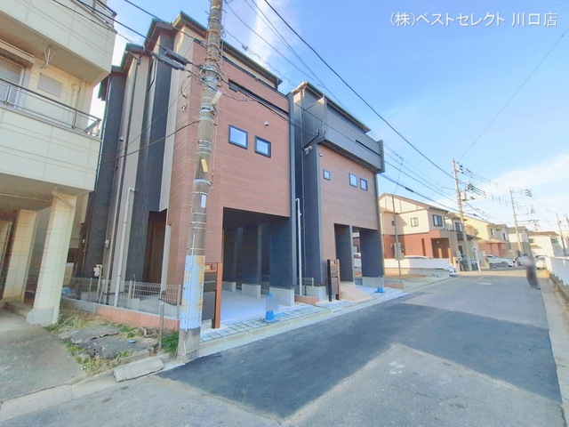 埼玉県川口市上青木西２丁目の新築戸建て完成写真 2026年2月4日撮影