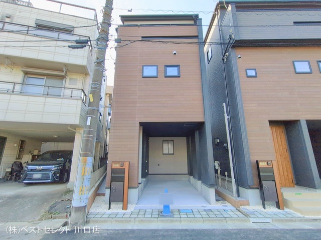 埼玉県川口市上青木西２丁目の新築戸建て完成写真 2026年2月4日撮影