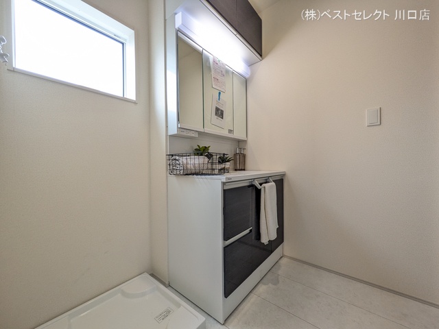 埼玉県川口市上青木西２丁目の新築戸建て洗面所写真 2026年2月25日撮影