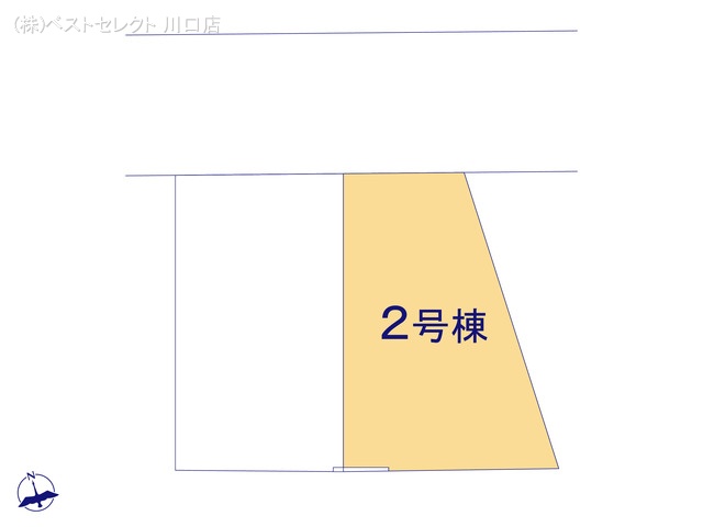埼玉県川口市上青木西２丁目の新築戸建て全体区画図 ※図面と異なる場合は現況を優先
