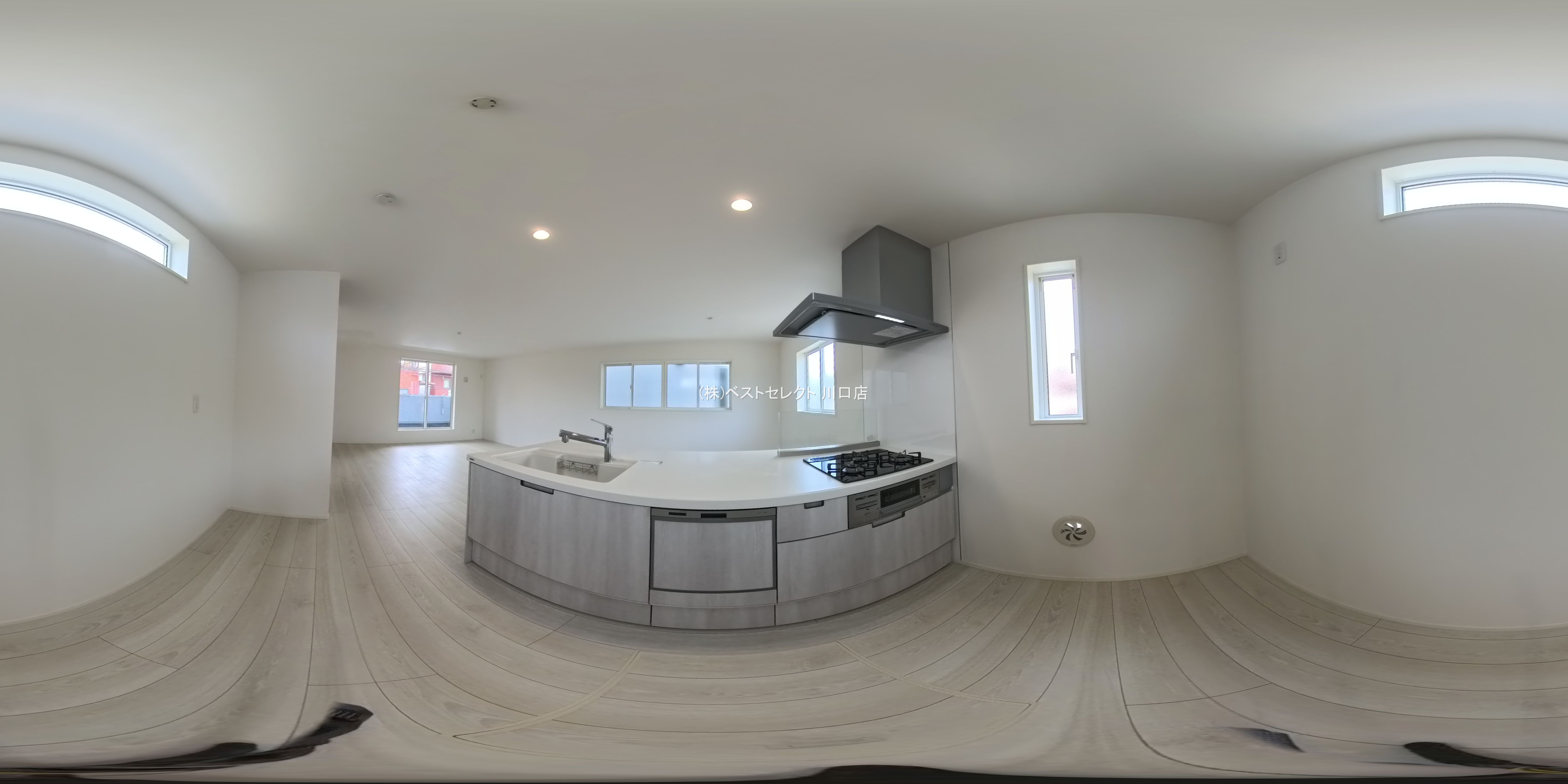 埼玉県川口市並木４丁目の新築戸建てパノラマ（キッチン）写真 2026年4月8日撮影