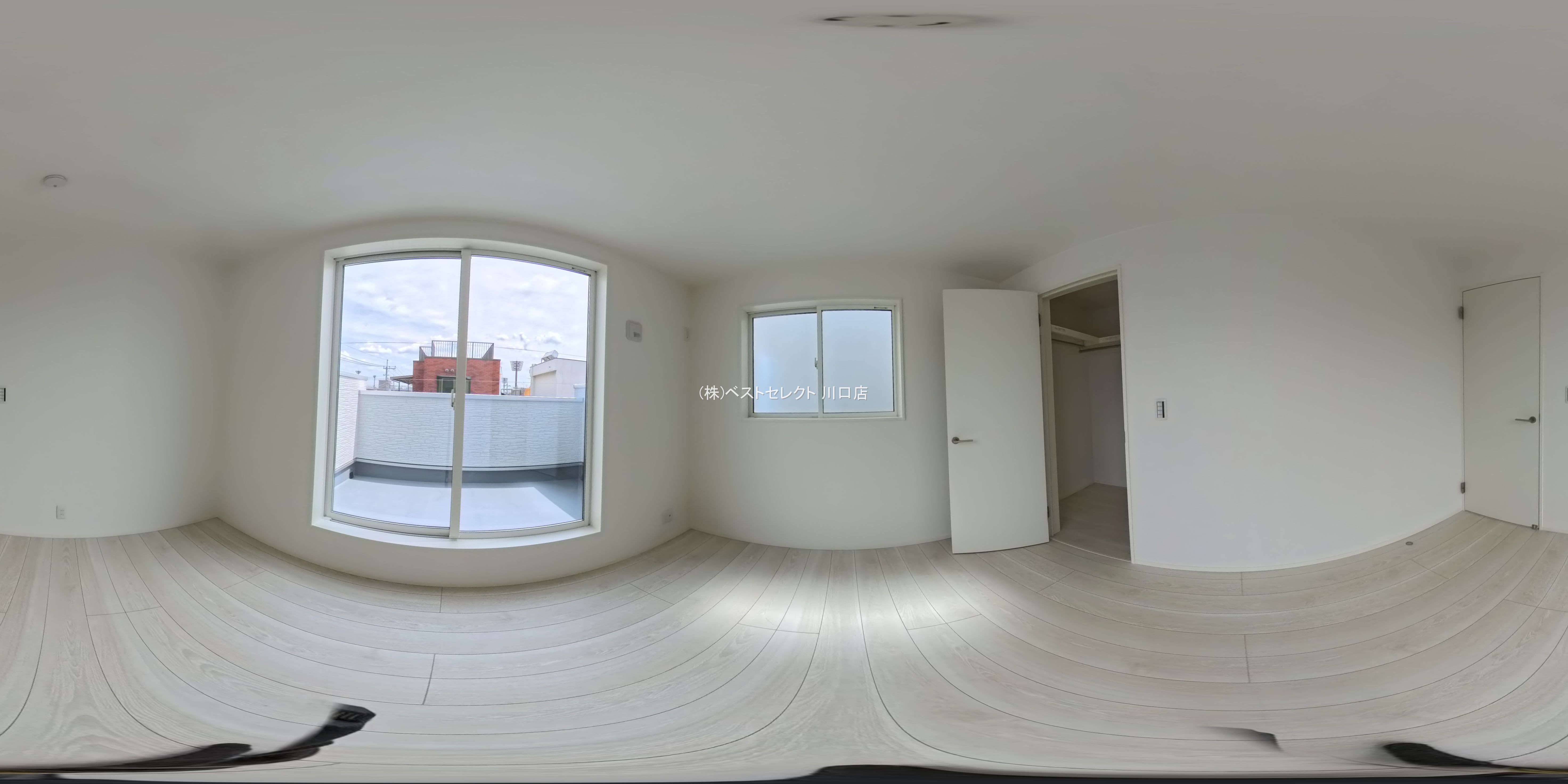 埼玉県川口市並木４丁目の新築戸建てパノラマ（居室メイン）写真 2026年4月8日撮影