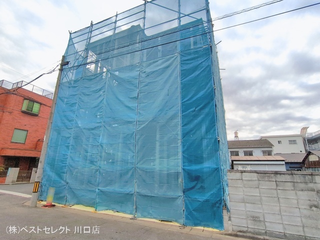 埼玉県川口市並木４丁目の新築戸建て上棟写真 2026年1月19日撮影