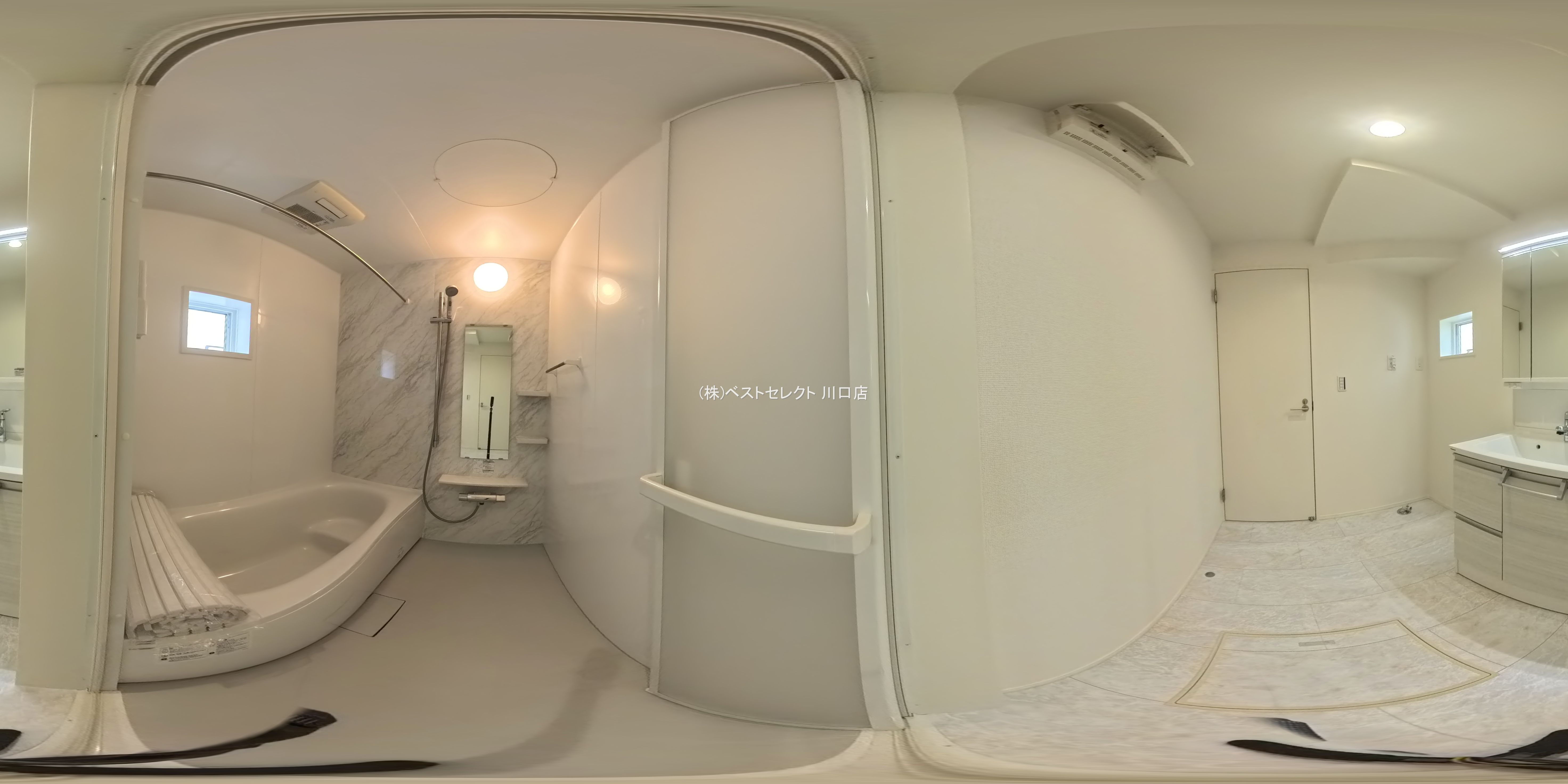 埼玉県川口市並木４丁目の新築戸建てパノラマ（お風呂）写真 2026年4月8日撮影