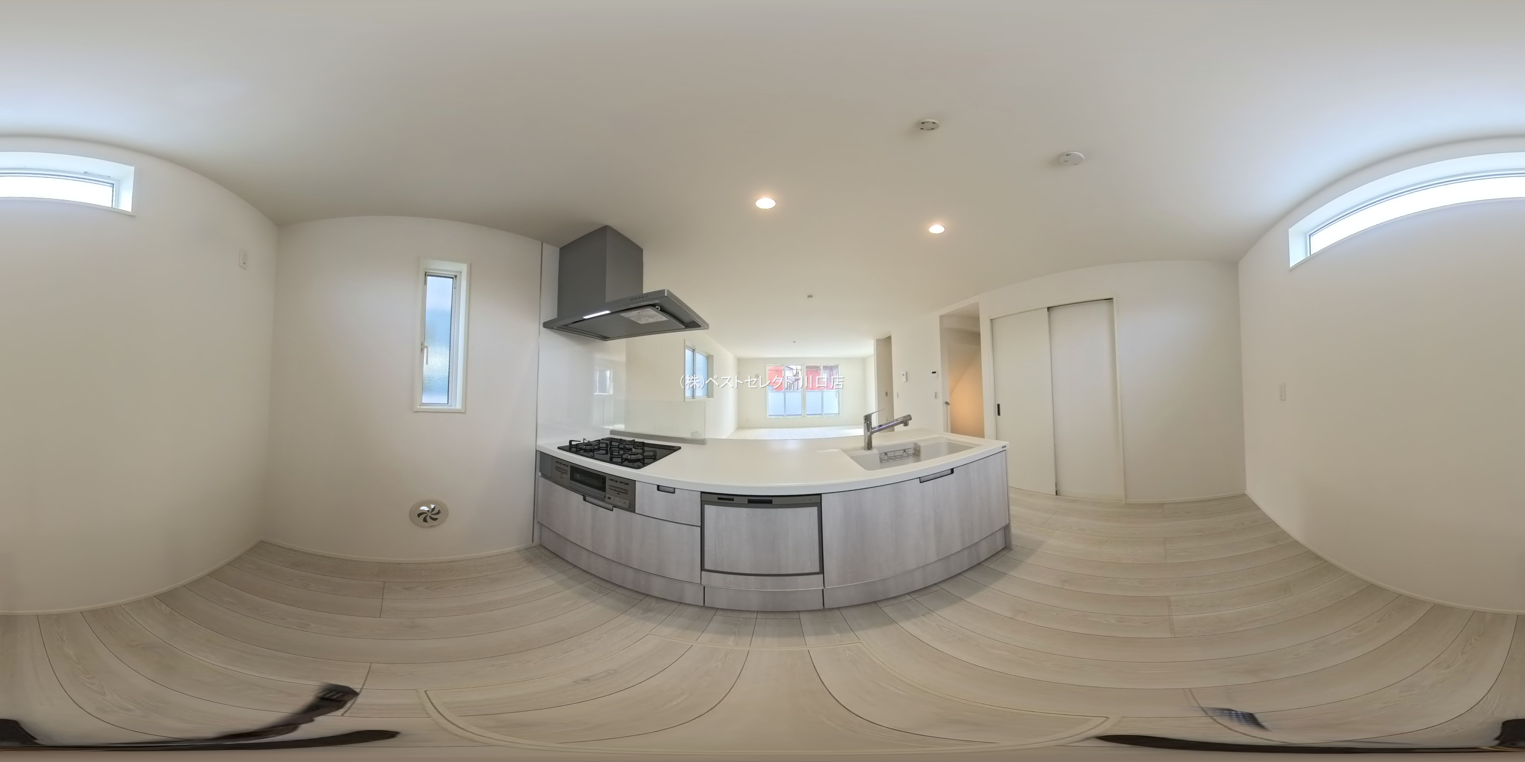 埼玉県川口市並木４丁目の新築戸建てパノラマ（キッチン）写真 2026年4月8日撮影