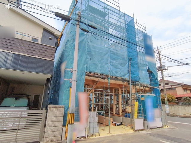 埼玉県川口市並木４丁目の新築戸建て上棟写真 2026年1月19日撮影