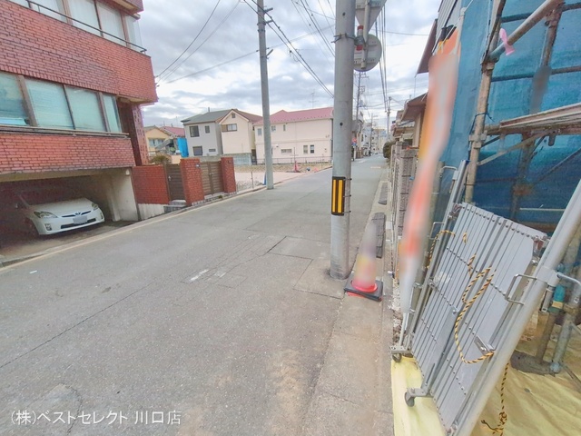 埼玉県川口市並木４丁目の新築戸建て上棟写真 2026年1月19日撮影