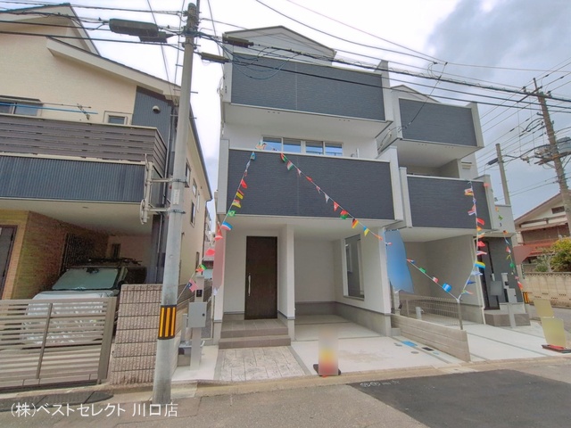 埼玉県川口市並木４丁目の新築戸建て完成写真 2026年3月30日撮影