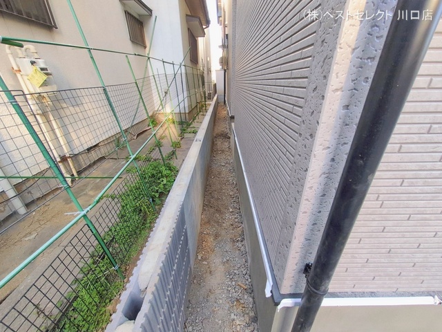 埼玉県蕨市中央7丁目の新築戸建て外構写真 2026年1月27日撮影