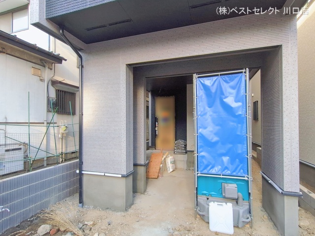 埼玉県蕨市中央7丁目の新築戸建て外構写真 2026年1月27日撮影