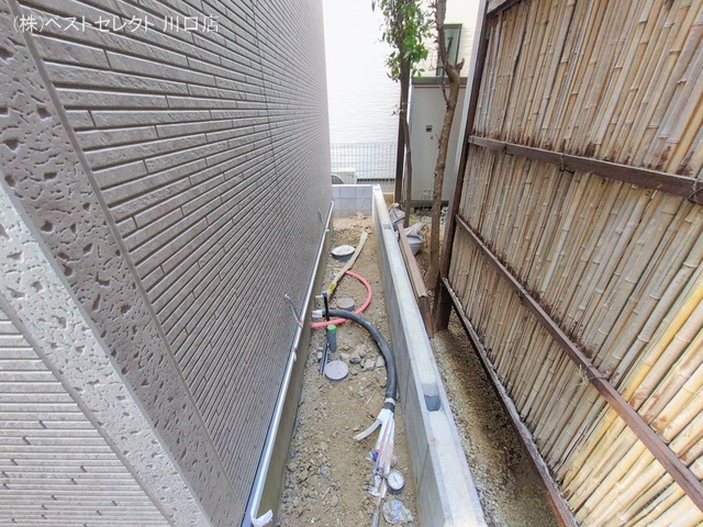 埼玉県蕨市中央7丁目の新築戸建て外構写真 2026年1月27日撮影