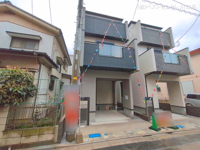 埼玉県蕨市中央7丁目の新築戸建て完成写真 2026年3月25日撮影