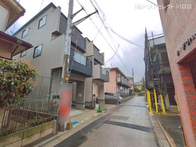 埼玉県蕨市中央7丁目の新築戸建て完成写真 2026年3月25日撮影