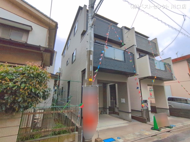 埼玉県蕨市中央7丁目の新築戸建て完成写真 2026年3月25日撮影