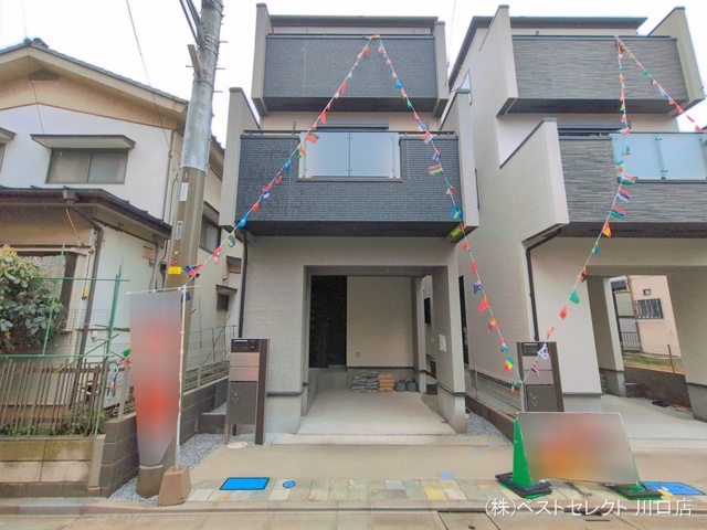 埼玉県蕨市中央7丁目の新築戸建て完成写真 2026年3月25日撮影