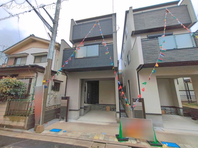 埼玉県蕨市中央7丁目の新築戸建て完成写真 2026年3月25日撮影