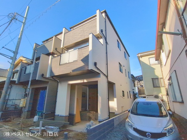 埼玉県蕨市中央７丁目の新築戸建て外構写真 2026年1月27日撮影