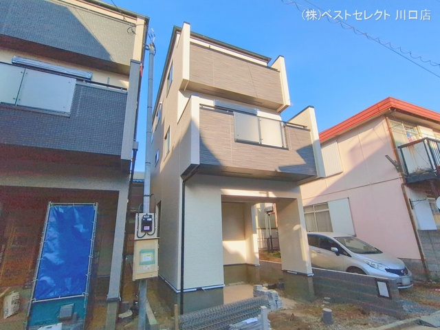 埼玉県蕨市中央７丁目の新築戸建て外構写真 2026年1月27日撮影