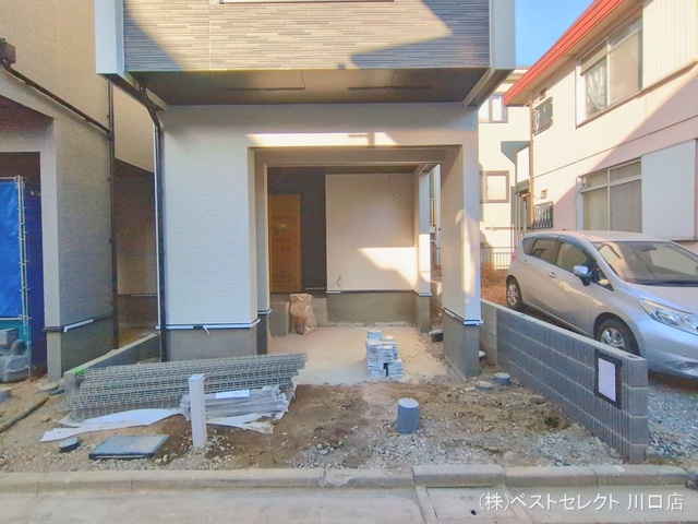 埼玉県蕨市中央７丁目の新築戸建て外構写真 2026年1月27日撮影