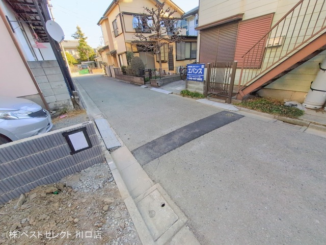 埼玉県蕨市中央７丁目の新築戸建て外構写真 2026年1月27日撮影