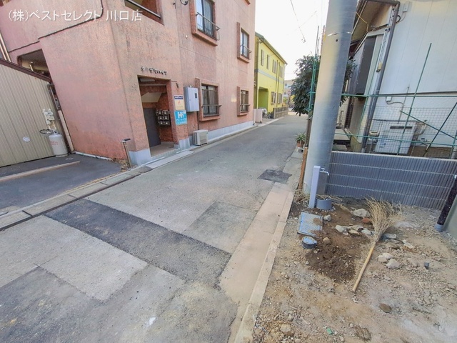 埼玉県蕨市中央７丁目の新築戸建て外構写真 2026年1月27日撮影