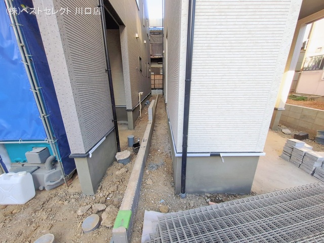 埼玉県蕨市中央７丁目の新築戸建て外構写真 2026年1月27日撮影