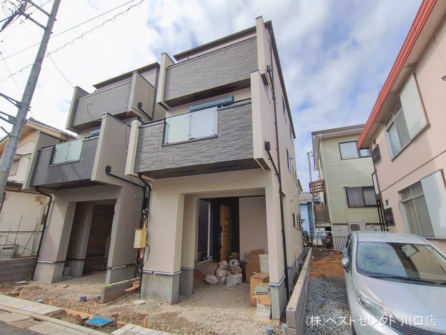 埼玉県蕨市中央７丁目の新築戸建て外構写真 2026年2月16日撮影