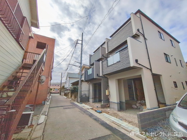 埼玉県蕨市中央７丁目の新築戸建て外構写真 2026年2月16日撮影