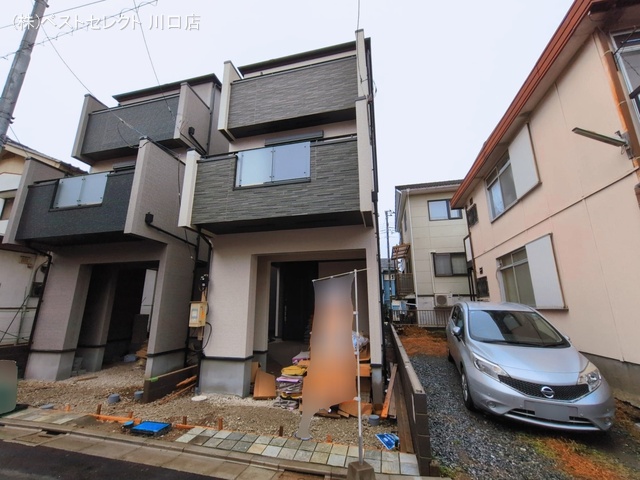 埼玉県蕨市中央７丁目の新築戸建て外構写真 2026年3月3日撮影