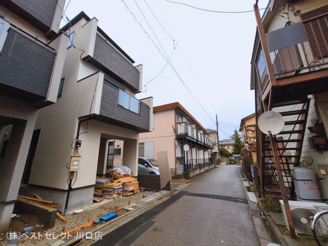 埼玉県蕨市中央７丁目の新築戸建て外構写真 2026年3月3日撮影