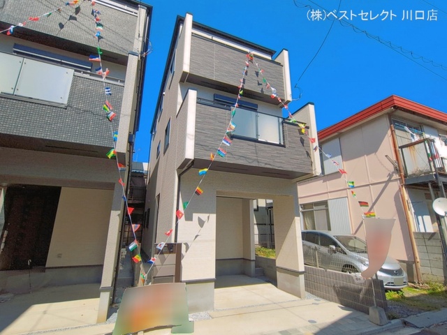 埼玉県蕨市中央7丁目の新築戸建て完成写真 2026年4月7日撮影