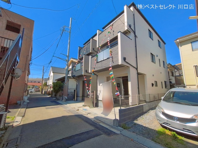 埼玉県蕨市中央7丁目の新築戸建て完成写真 2026年4月7日撮影