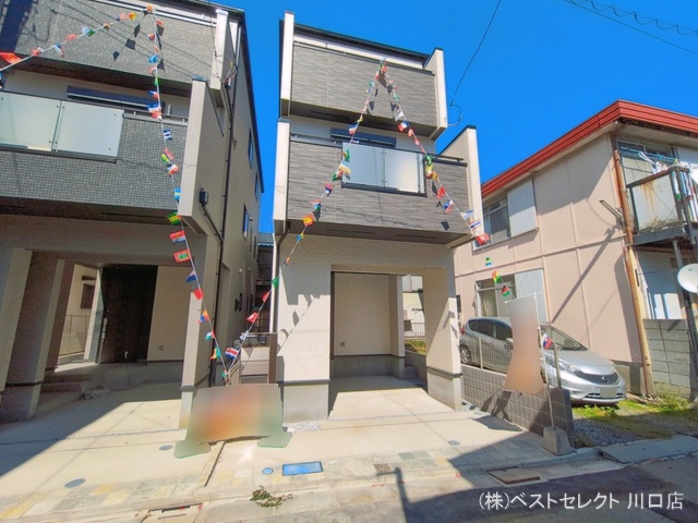 埼玉県蕨市中央7丁目の新築戸建て完成写真 2026年4月7日撮影