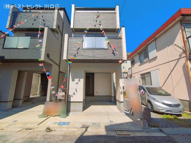 埼玉県蕨市中央7丁目の新築戸建て完成写真 2026年4月7日撮影