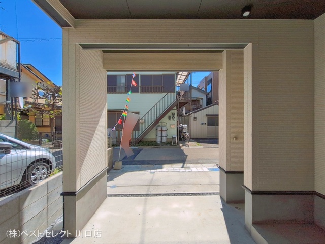 埼玉県蕨市中央7丁目の新築戸建て完成写真 2026年4月7日撮影